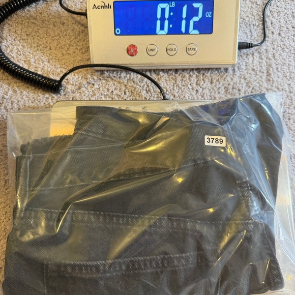 Levis 501 Denim Jean Shorts 31 Original High Rise Cut Off Black Distressed Y2K - Picture 9 of 9